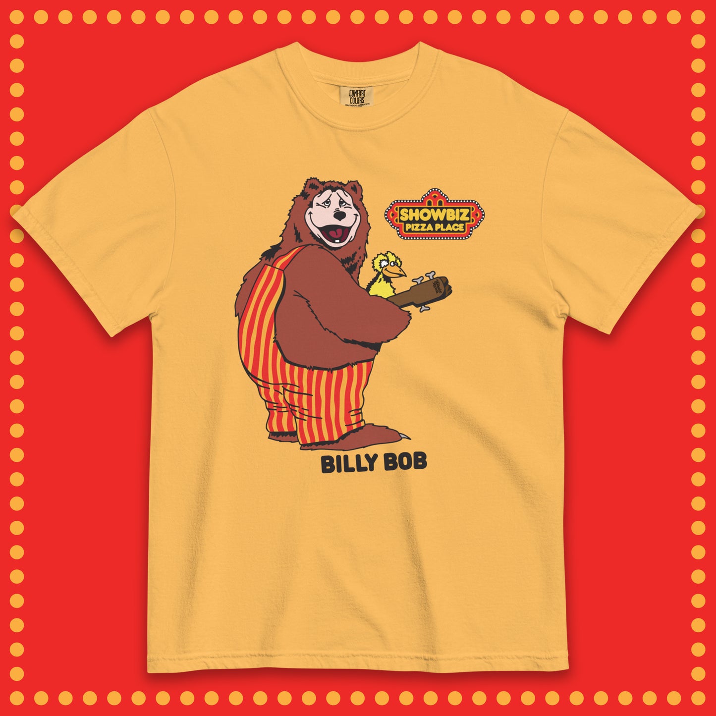 Showbiz Pizza Rock-afire Explosion Billy Bob Shirt