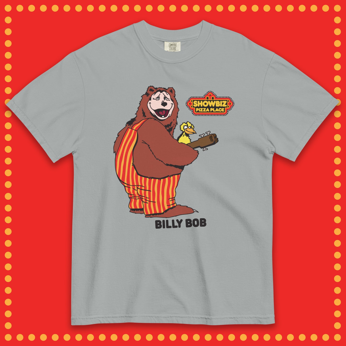Showbiz Pizza Rock-afire Explosion Billy Bob Shirt