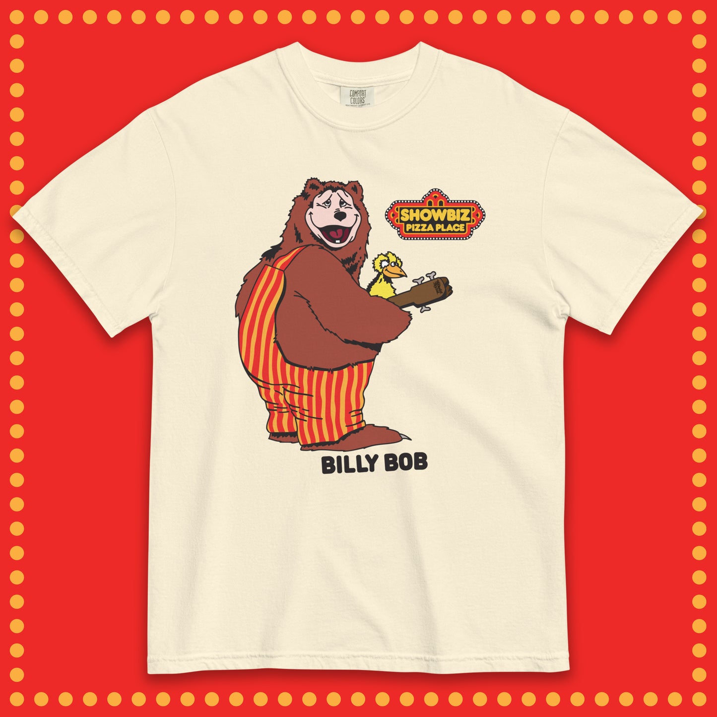 Showbiz Pizza Rock-afire Explosion Billy Bob Shirt