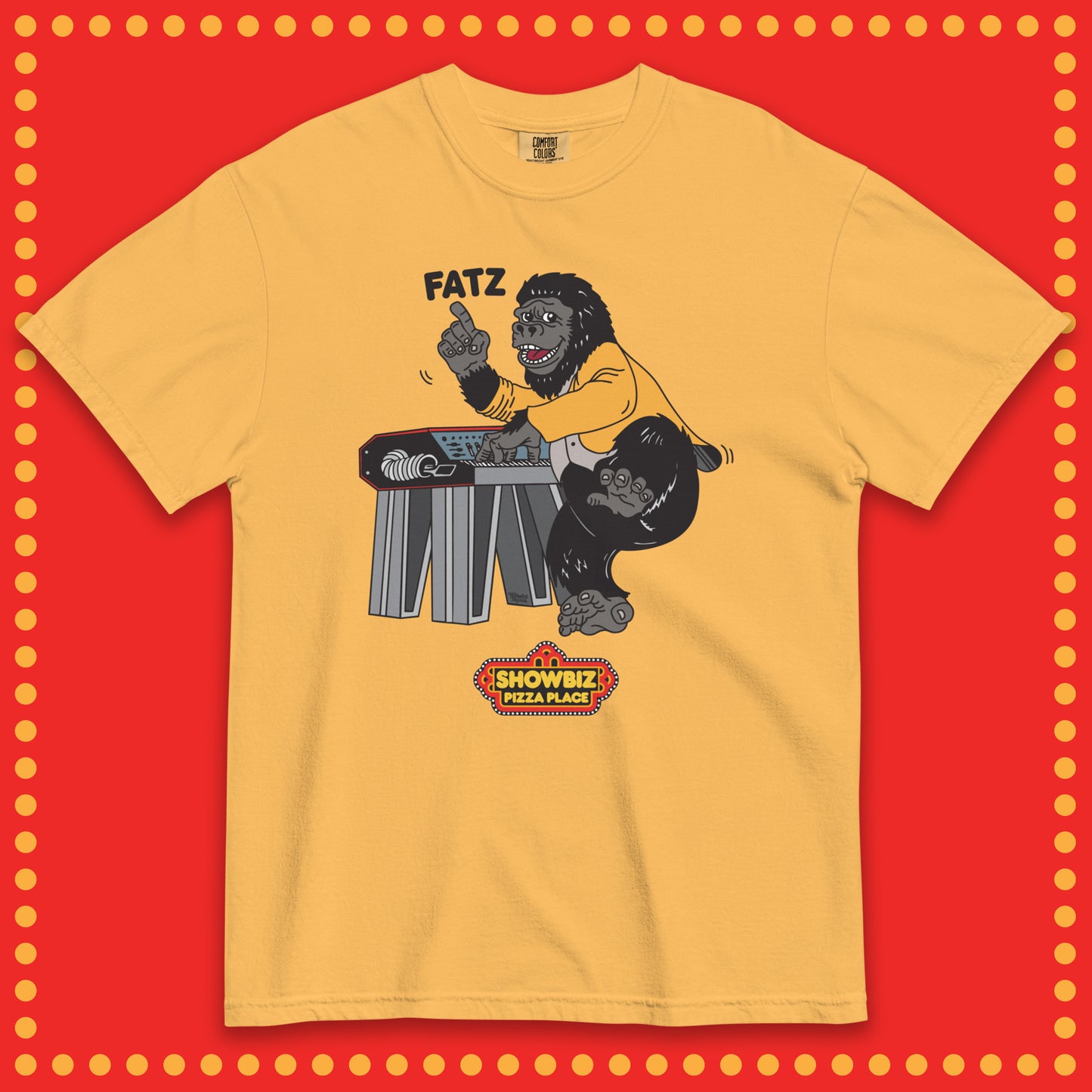 Showbiz Pizza Rock-afire Explosion Fatz Shirt