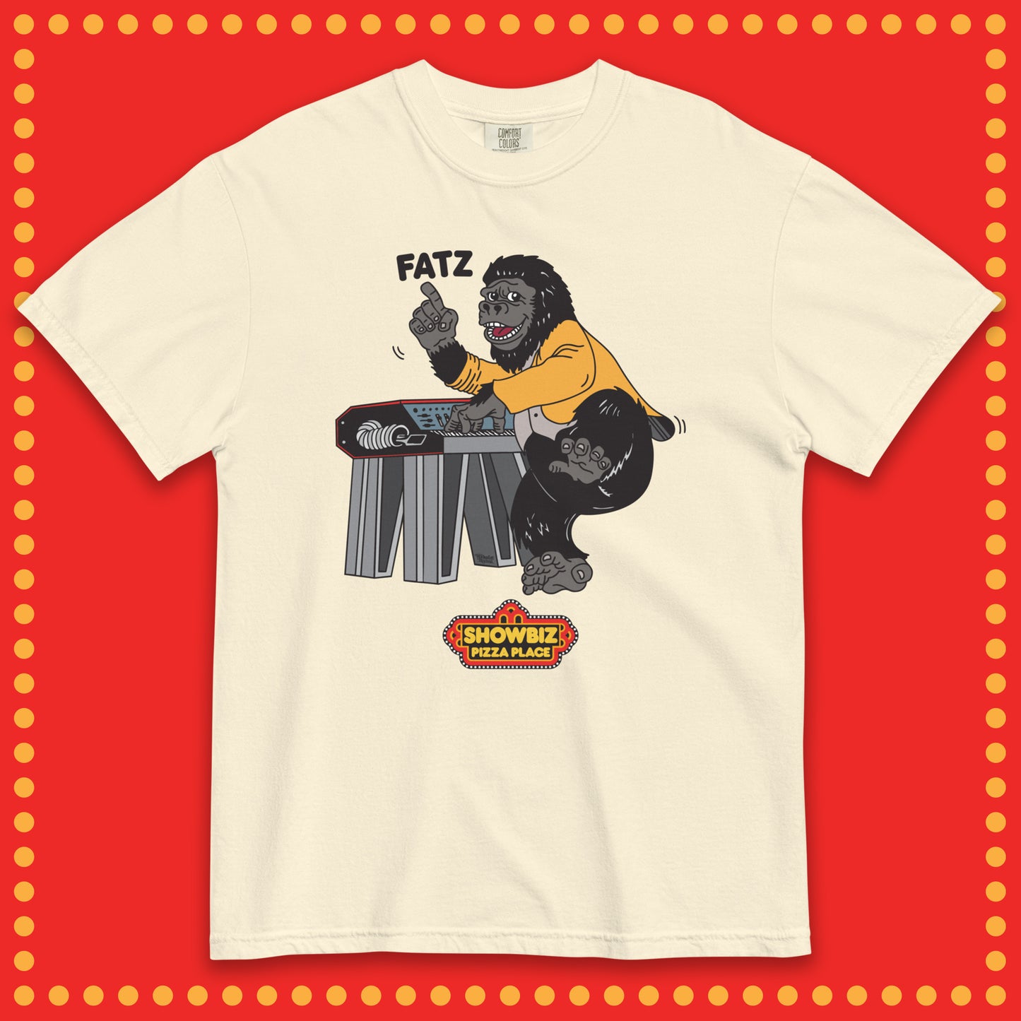 Showbiz Pizza Rock-afire Explosion Fatz Shirt