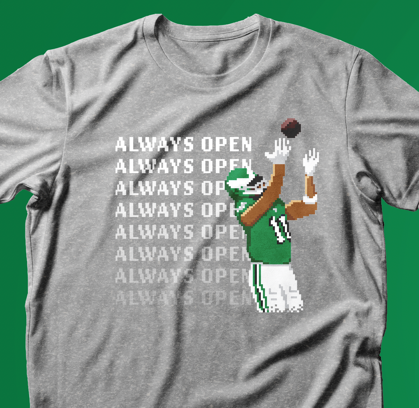 AJ Brown Eagles Pixel Tee