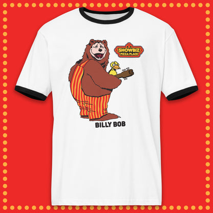 Showbiz Pizza Rock-afire Explosion Billy Bob Ringer Shirt