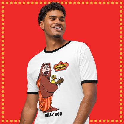 Showbiz Pizza Rock-afire Explosion Billy Bob Ringer Shirt