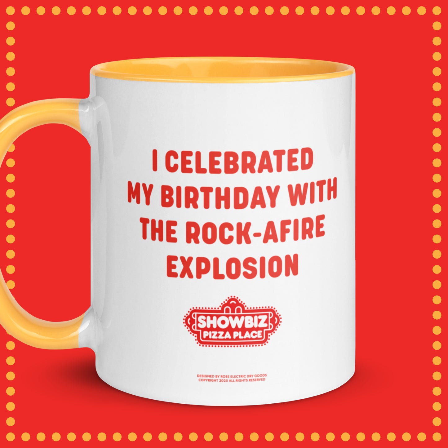 Showbiz Pizza Rock-afire Explosion Fatz Mug