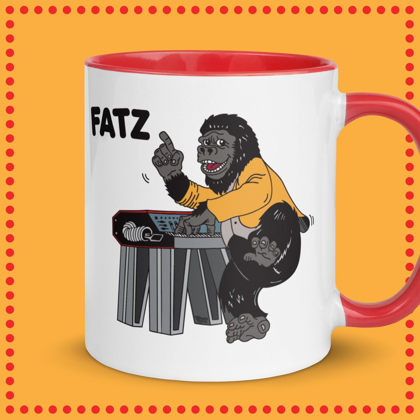 Showbiz Pizza Rock-afire Explosion Fatz Mug