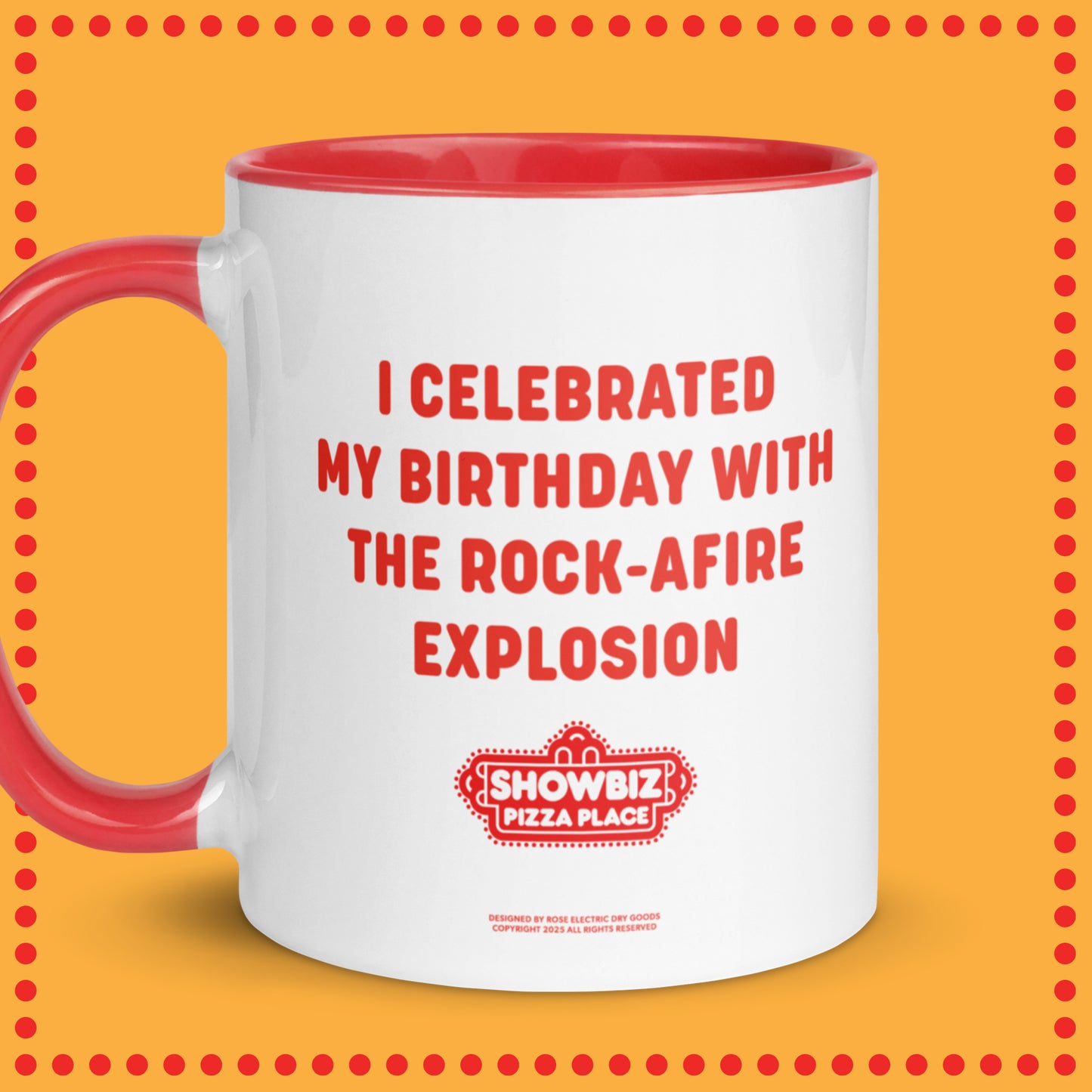 Showbiz Pizza Rock-afire Explosion Fatz Mug
