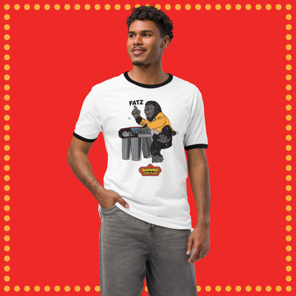 Showbiz Pizza Rock-afire Explosion Fatz Ringer Shirt