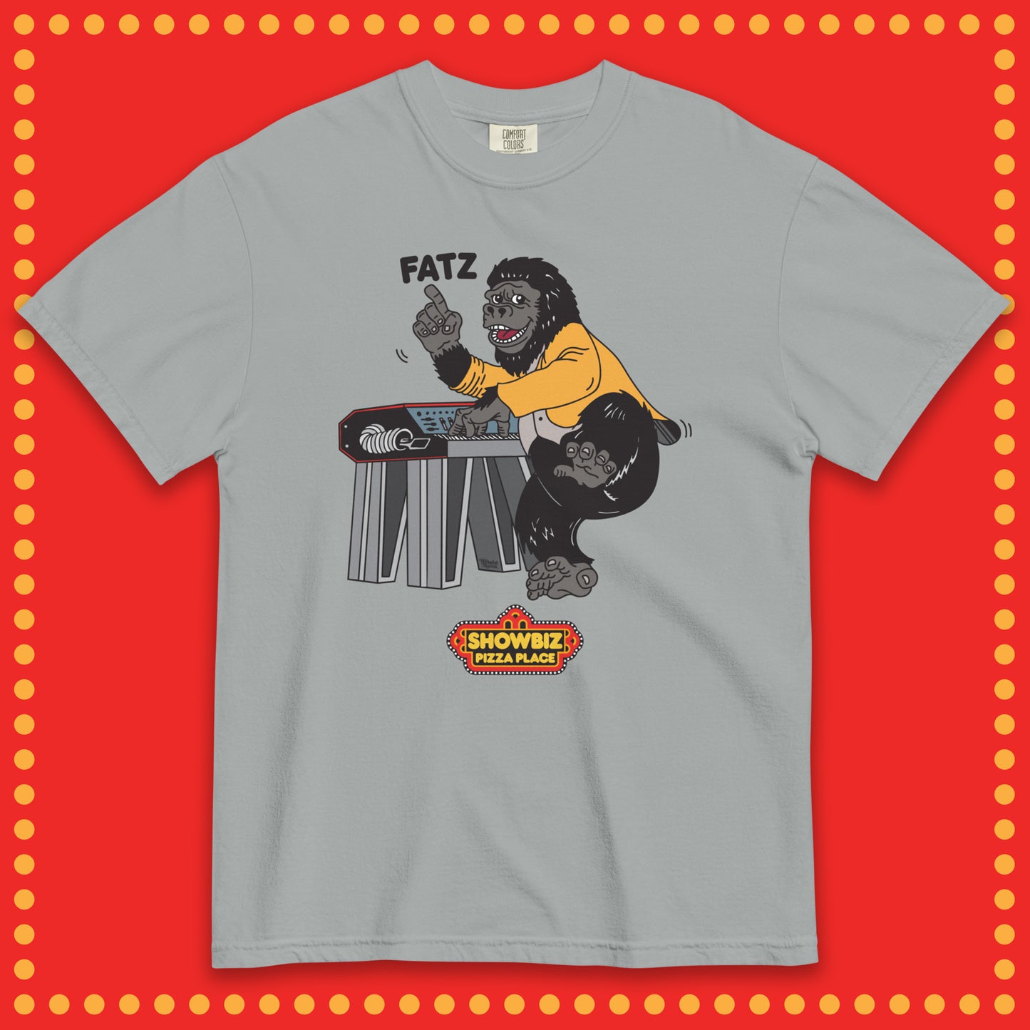 Showbiz Pizza Rock-afire Explosion Fatz Shirt
